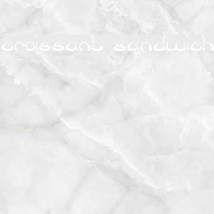 croissant sandwich Font examples