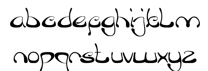 croissant sandwich Font LOWERCASE