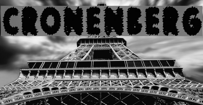 cronenberg Font examples