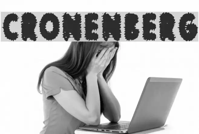 cronenberg Font examples