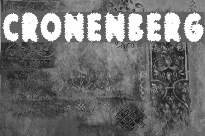 cronenberg Font examples