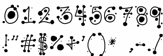 crop circles Font OTHER CHARS