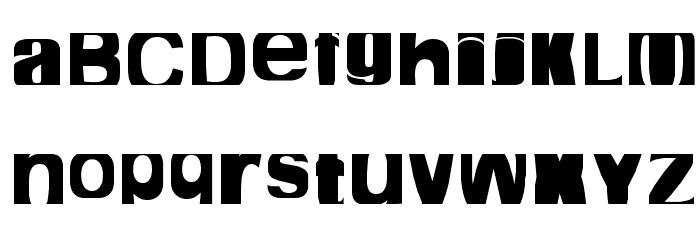 cropfont expanded Font LOWERCASE