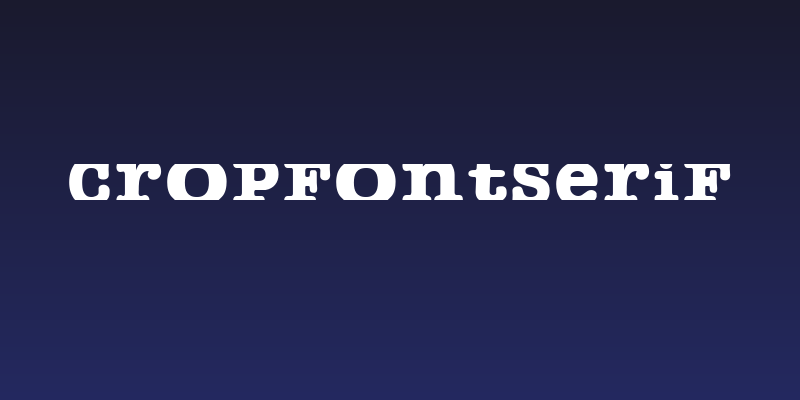 cropfontserif Social Header
