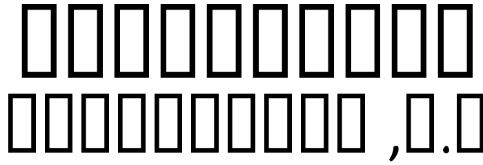 crosswordBelle Font OTHER CHARS