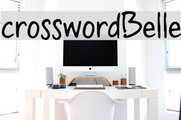 crosswordBelle Font examples