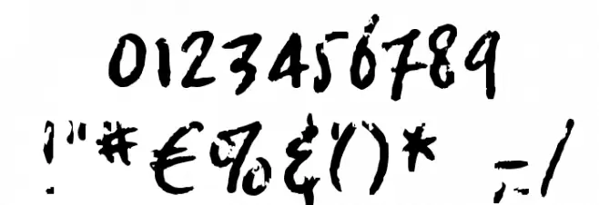 crosswordBill Font OTHER CHARS