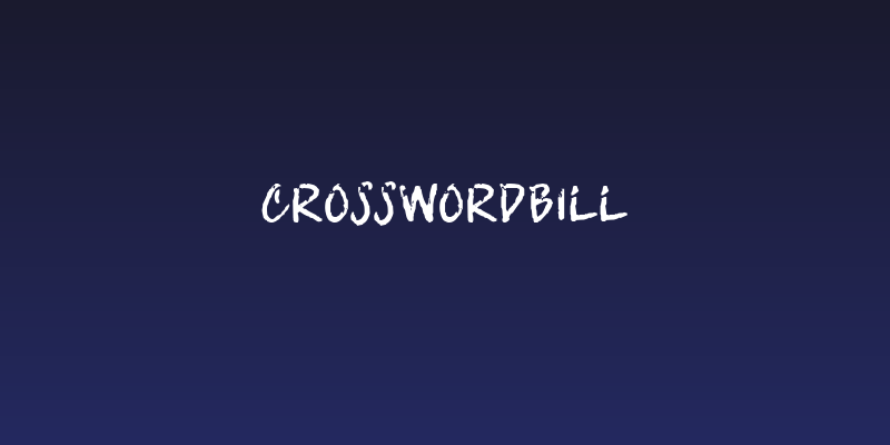 crosswordBill Social Header