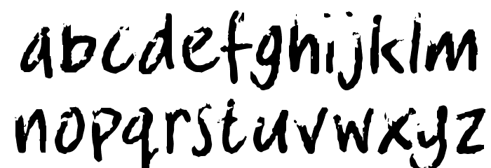 crosswordBill Font LOWERCASE