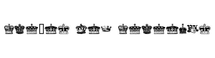 crowns and coronets Font