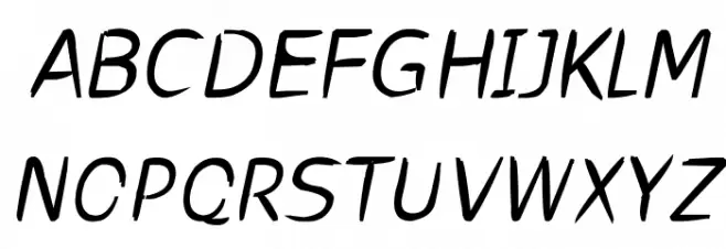 cru-visarut-new-Bold-italic Caratteri MAIUSCOLE