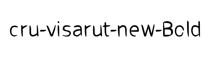 cru-visarut-new-Bold Font