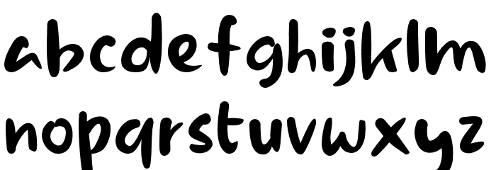 cruftycraf Font LOWERCASE
