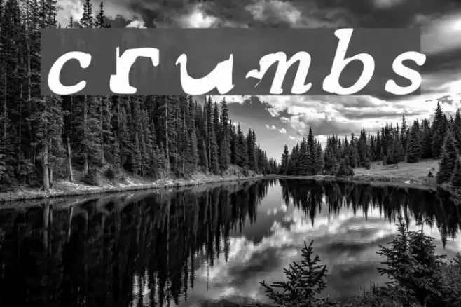 crumbs Font examples