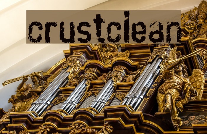 crust_clean Font examples