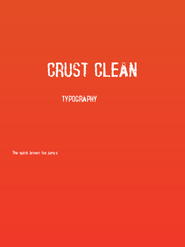 crust_clean Poster