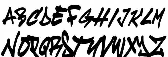 cruze Bold Font Litere mici