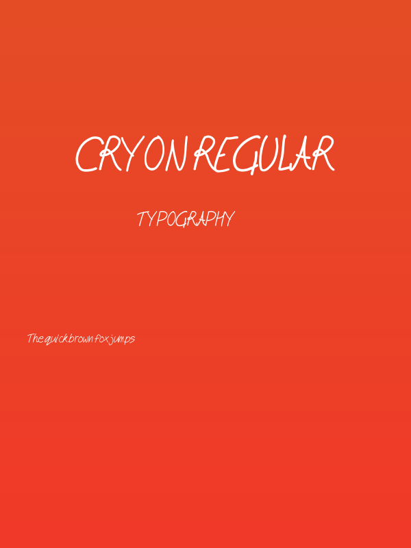 cryon Regular Poster