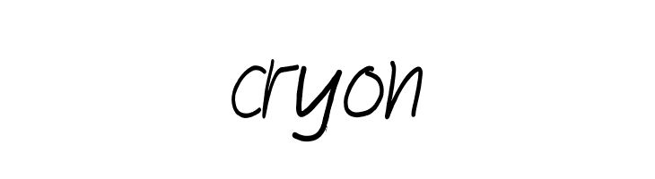 cryon  Frei Schriftart Herunterladen