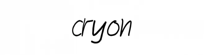 cryon  नि: शुल्क फ़ॉन्ट्स डाउनलोड