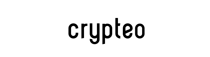 crypteo  नि: शुल्क फ़ॉन्ट्स डाउनलोड