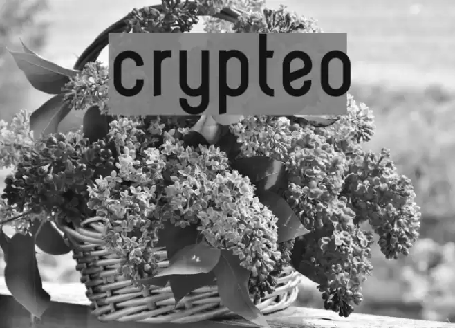 crypteo Font examples