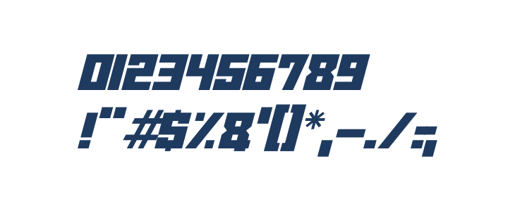 crypto CRASH Italic Other Characters
