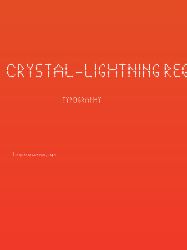 crystal-lightning Regular Poster