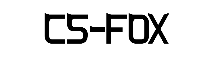 CS-Fox  Free Fonts Download