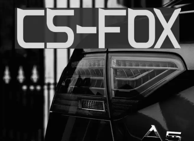 CS-Fox Font examples