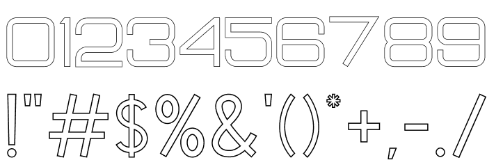 CS Harley Outline Font OTHER CHARS