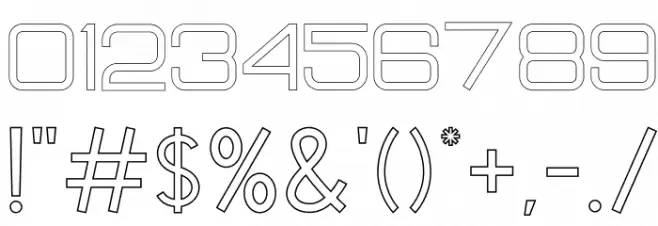 CS Harley Outline Font OTHER CHARS