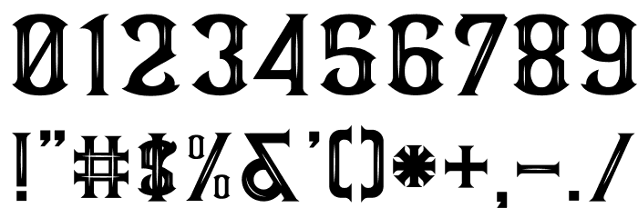 CS Maria Inner Font OTHER CHARS