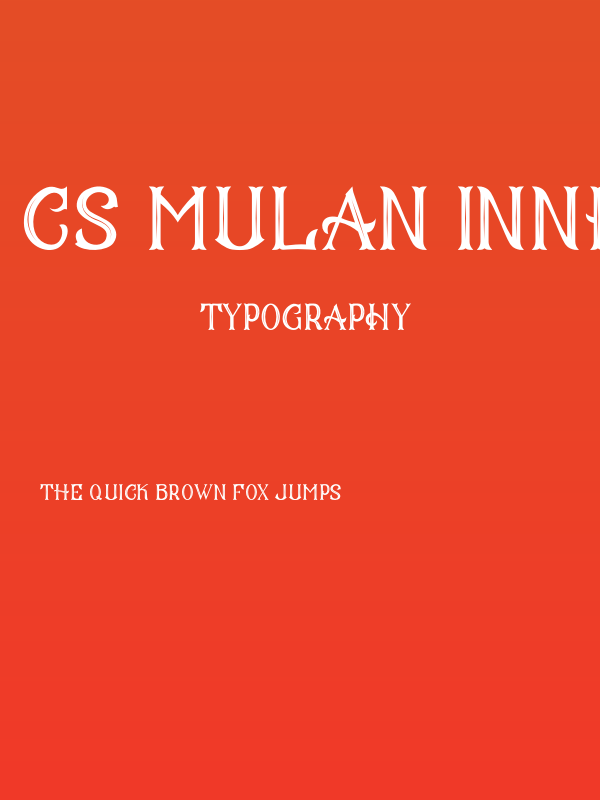 CS Mulan Inner Poster