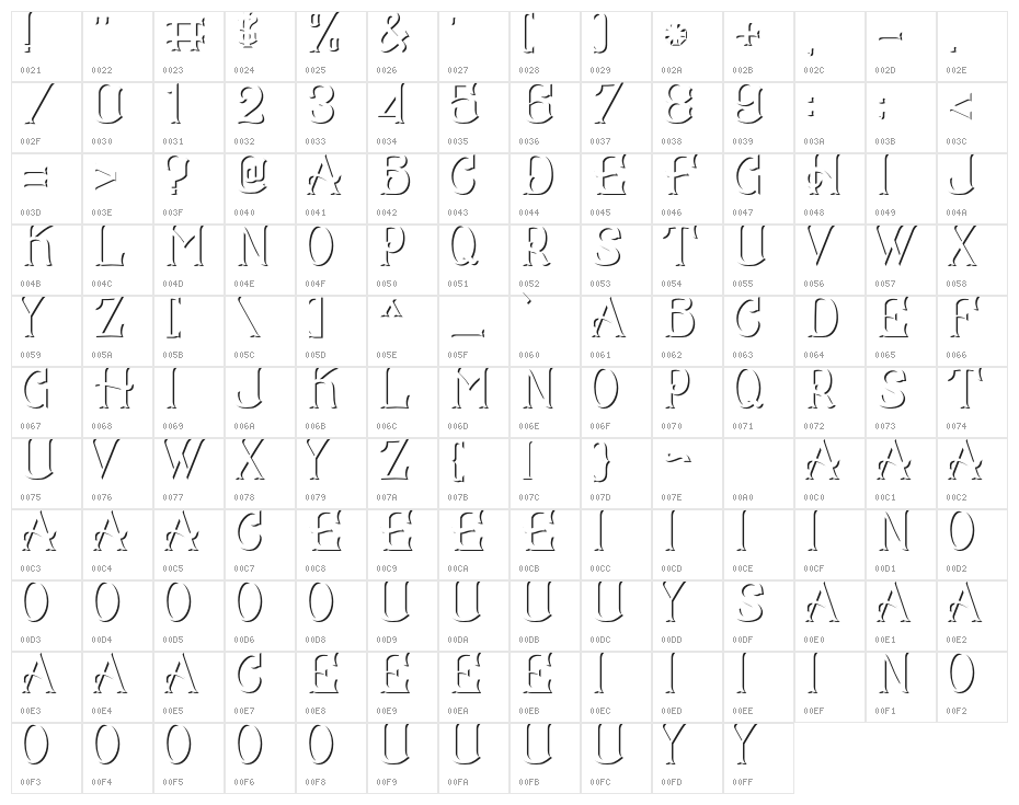 CS Mulan Shadow Character Map