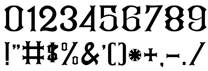 CS Mulan Font OTHER CHARS