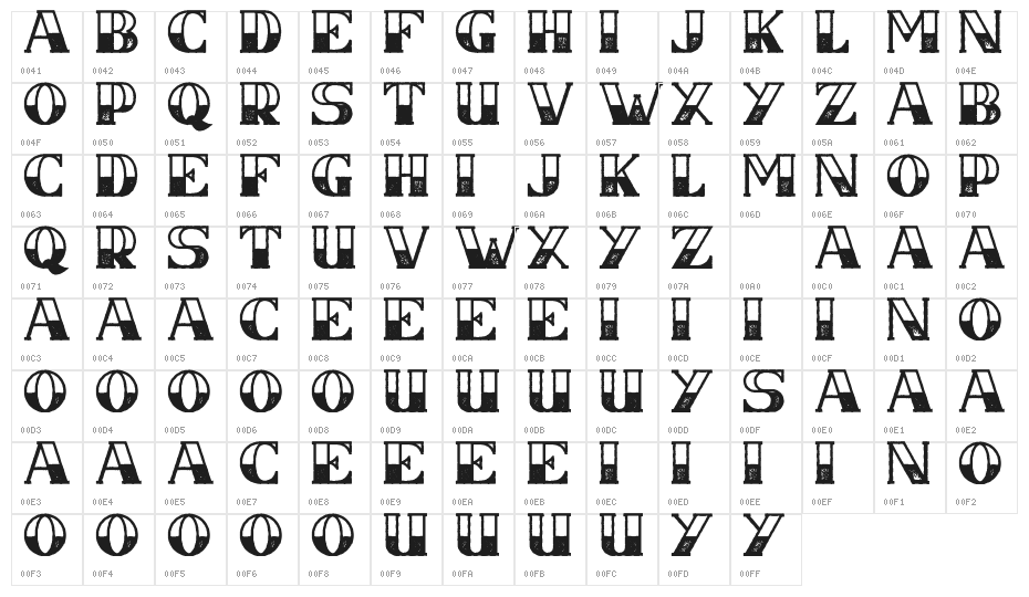CS Nancy Free Halfblock Rough Character Map