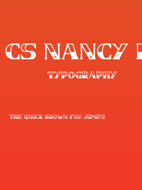 CS Nancy Free Halfblock Rough Poster