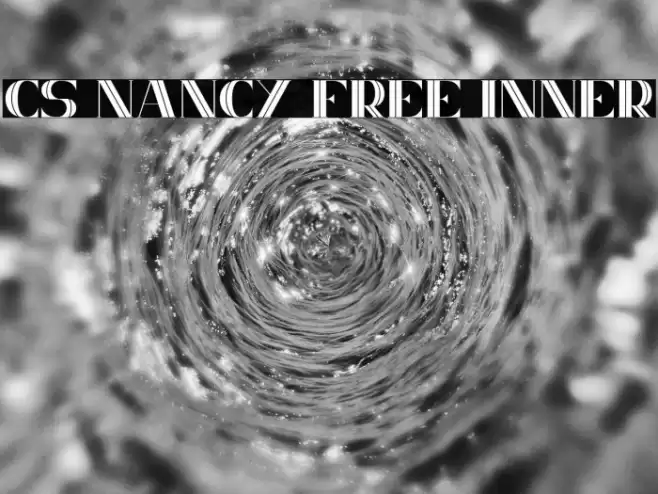 CS Nancy Free Inner Font examples