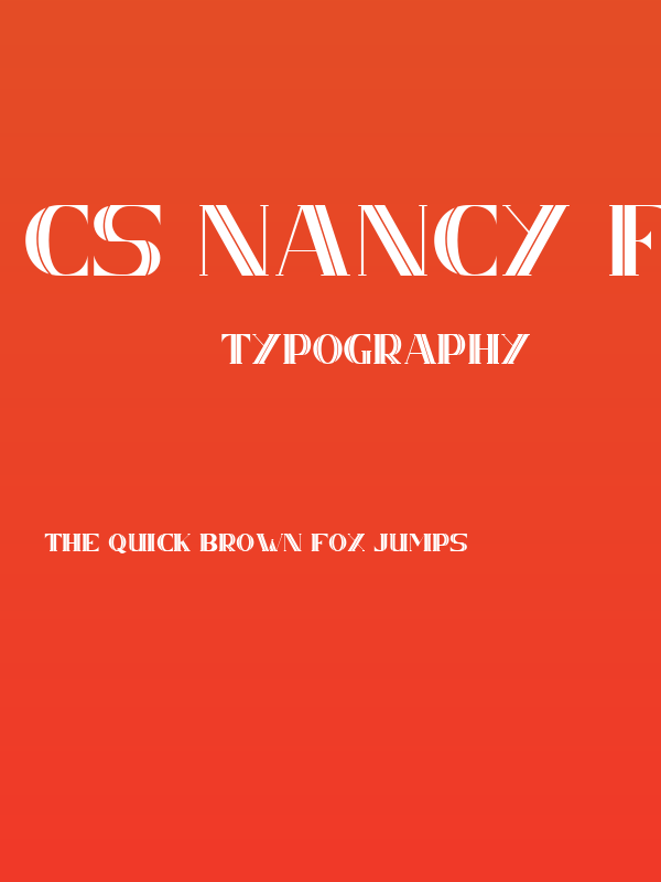 CS Nancy Free Inner Poster