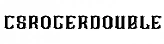 CS Roger Double  font caratteri gratis