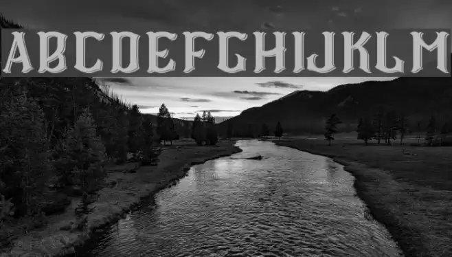 CS Roger Double Font examples