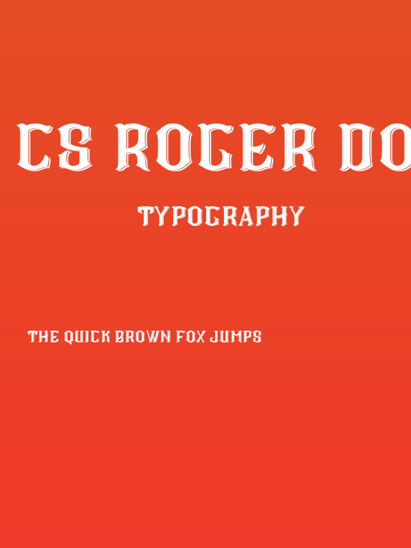 CS Roger Double Poster