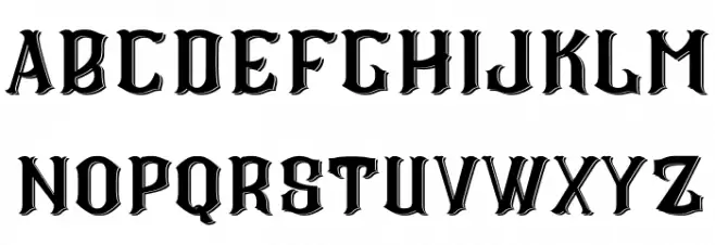 CS Roger Double Schriftart Kleinbuchstaben