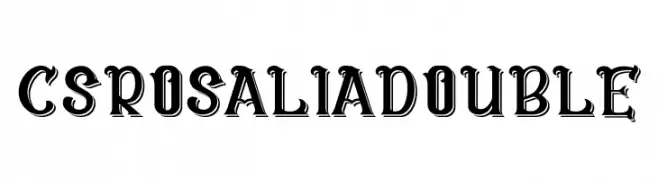 CS Rosalia Double  Frei Schriftart Herunterladen