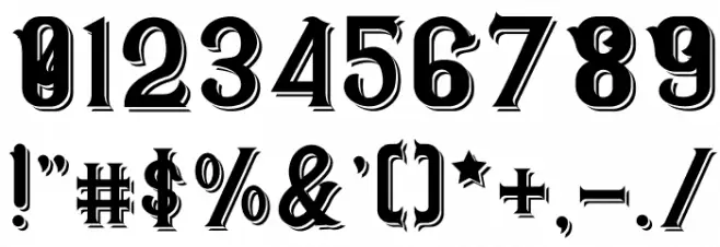 CS Rosalia Double Font OTHER CHARS