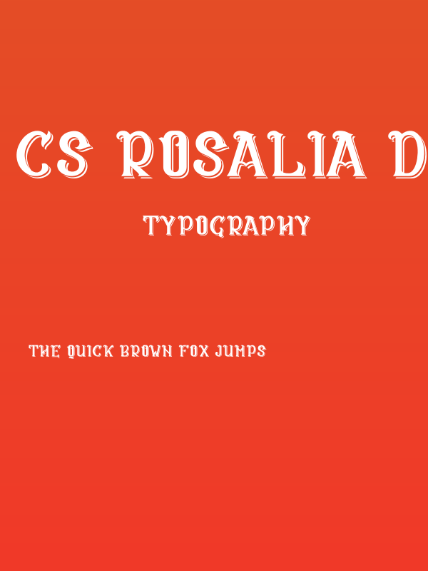 CS Rosalia Double Poster