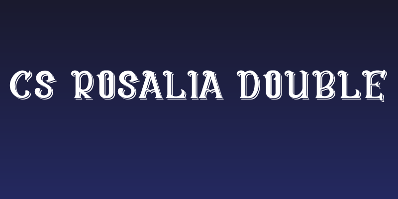 CS Rosalia Double Social Header