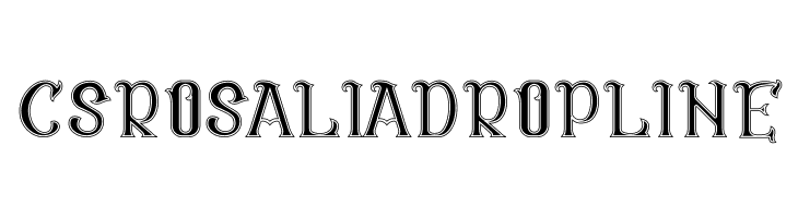 CS Rosalia Dropline  Frei Schriftart Herunterladen