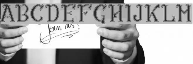 CS Rosalia Dropline Font examples